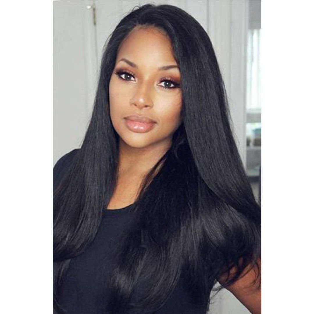 Lace Front Wigs Black Hair Platinum Blonde Wig On Black Girl In
