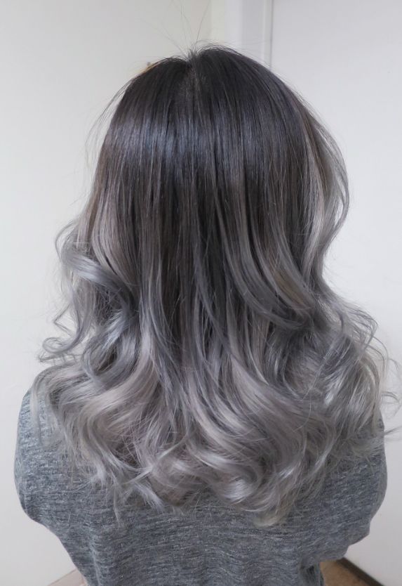 hair pieces gray