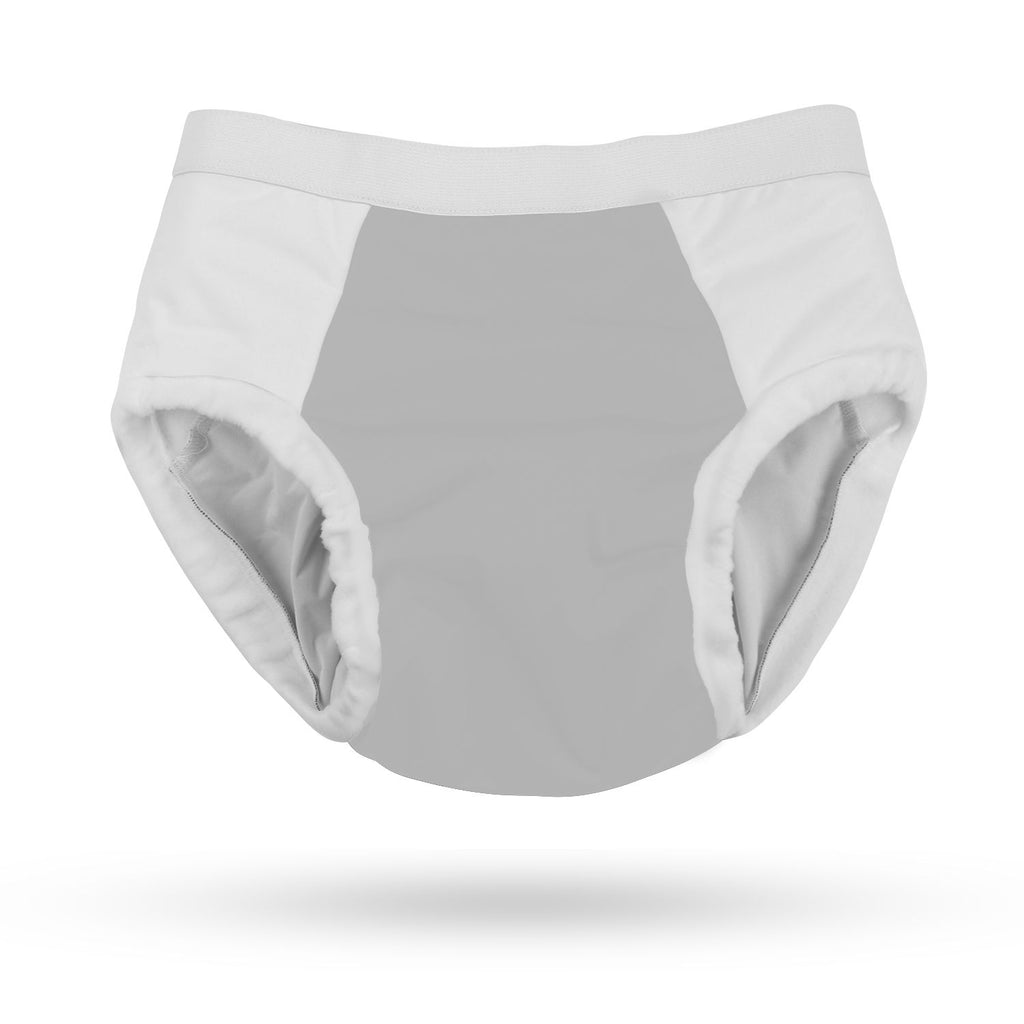 Men's Urinary Incontinence Underwear 3-Packs Mens Incontinence Briefs  Washable Reusable Incontinence Overnight Underwear with Cotton Pad,  Leakproof