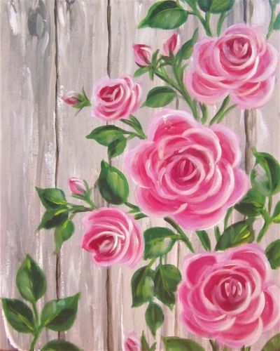 Easy Flower Painting Ideas, Easy DIY Flower Painting Ideas for Kids, Easy Acrylic Flower Painting Ideas for Beginners, Simple Canvas Painting Ideas for Beginners