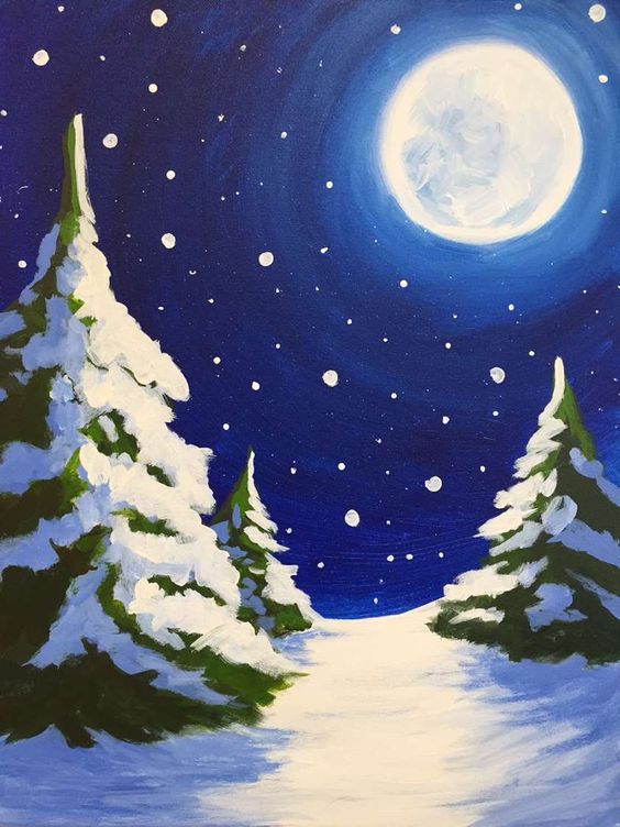 winter painting