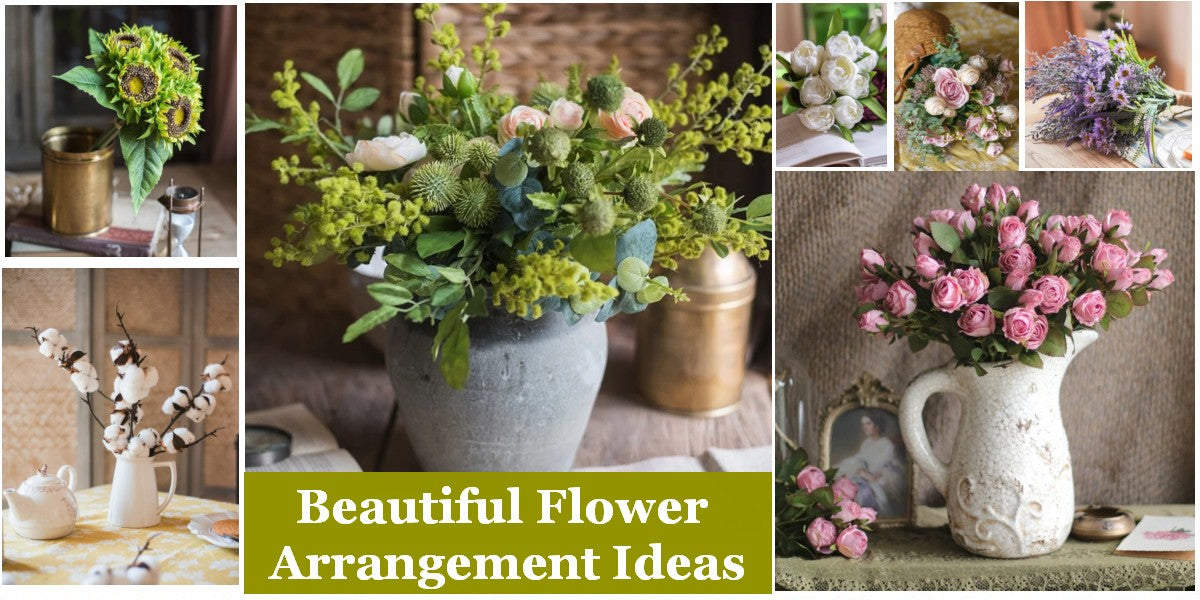 DIY Simple Flower Arrangement Ideas for Home Decoration, Wedding Floral Arrangement Ideas, Artificial Floral Arrangements for Living Room, Centerpiece Modern Flower Arrangement Ideas for Dining Table, Bedroom Flower Arrangement Ideas, Spring Flowers in Vase