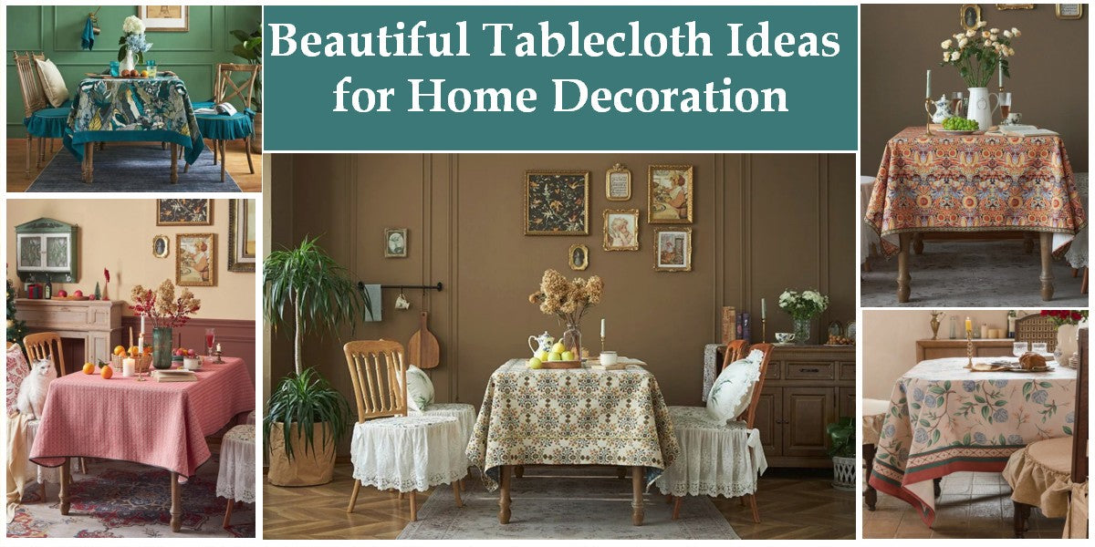 Rectangle Tablecloth for Dining Table, Flower Pattern Tablecloths, Unique Tablecloth Ideas for Oval Table, Large Square Tablecloth for Round Table, Farmhouse Table Cloth, Modern Tablecloth for Home Decoration, Table Covers for Coffee Tables