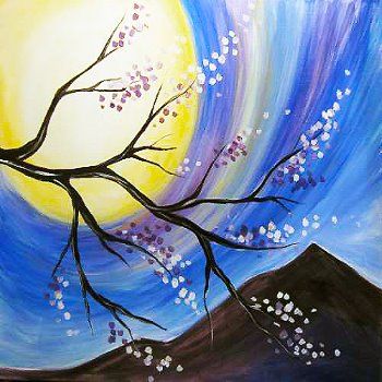 30 Easy Tree Painting Ideas for Beginners, Easy Landscape Painting Ideas, Simple Acrylic Paintings