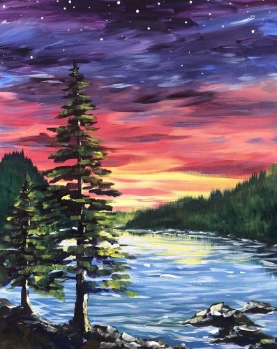 Beautiful Easy Landscape Painting Ideas For Beginners Sunrise Paintin Homepaintingdecor