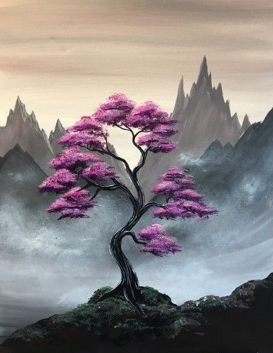 30 Easy Tree Painting Ideas for Beginners, Easy Landscape Painting Ideas, DIY Acrylic Painting Techniques, Easy Painting on Canvas