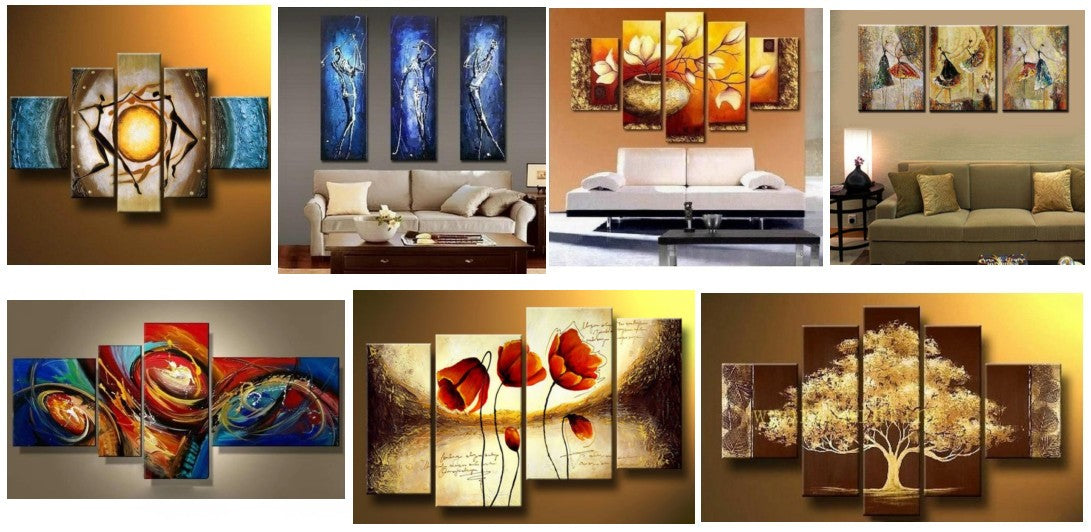 Multiple canvas paintings, large painting for sale, modern wall art paintings, simple modern art, acrylic paintings for living room, modern paintings for bedroom, abstract acrylic paintings