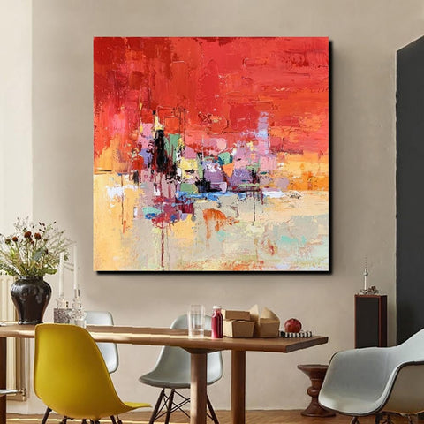 Modern Canvas Painting, Living Room Wall Art Ideas, Buy Abstract Art O –  HomePaintingDecor