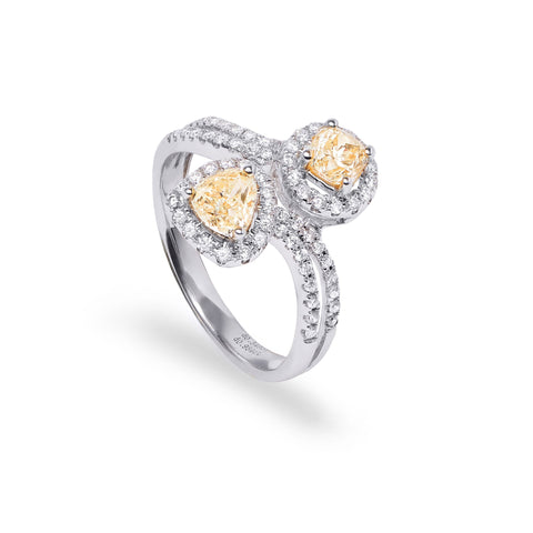 Canary Diamond Ring 