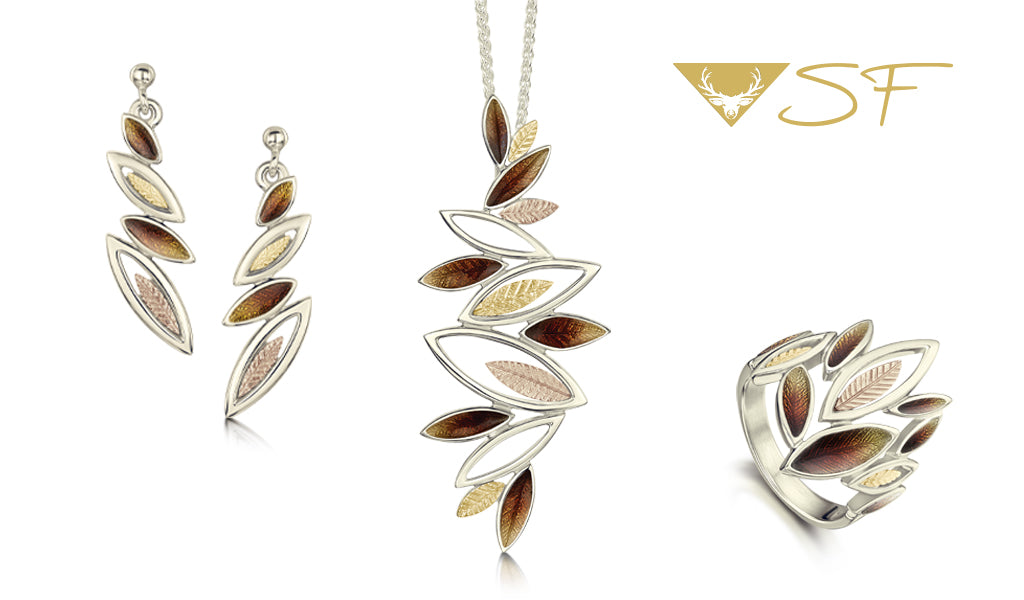 Sheila's favourite pieces from the collection in Scottish Gold