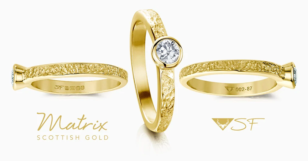 Matrix Ring in Scottish Gold