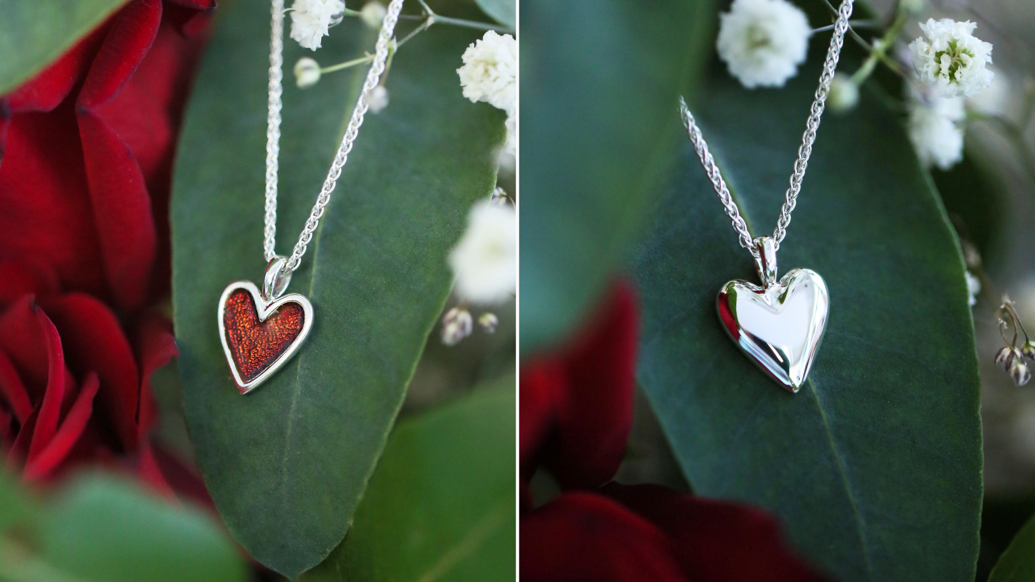 Your pendant can be worn revealing the enamelled or polished side!