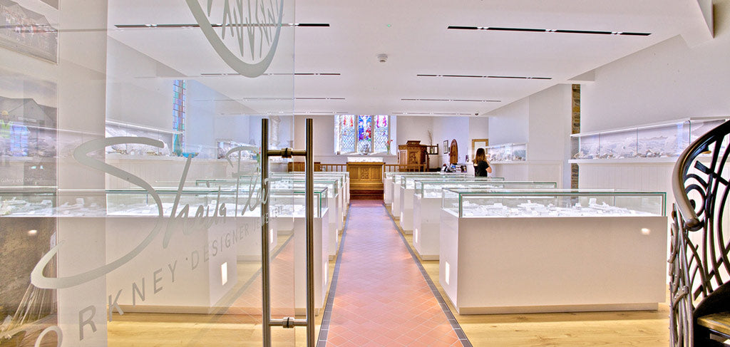 The Kirk Gallery as seen from the main entrance.