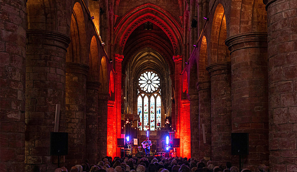 Concert in St Magnus Cathedral, Orkney (Photo: Orkney Folk Festival / Sean Purser)