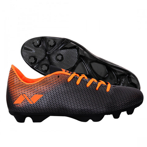 nivia aviator football shoes black orange