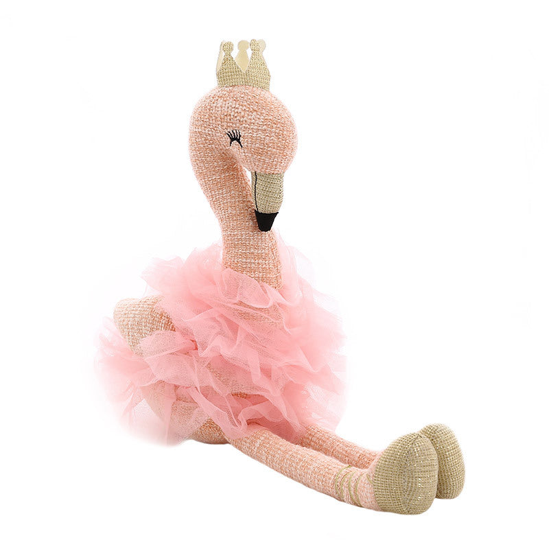 big flamingo stuffed animal