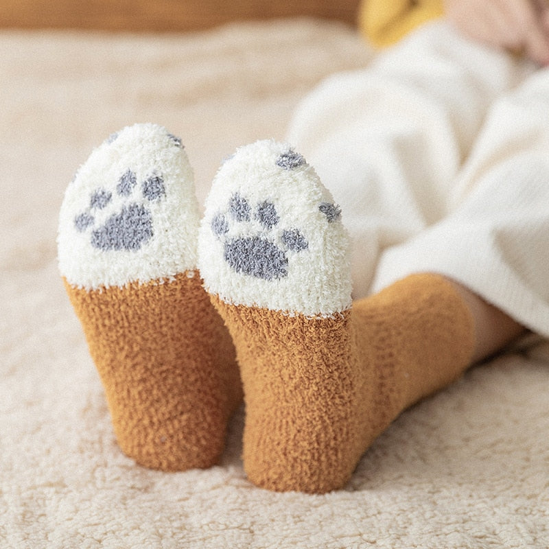 Cat Paw Socks Feet S