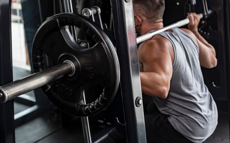 Smith Machine in use