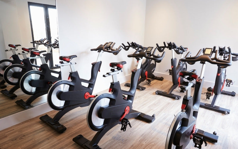 Stationary bike class for high intensity