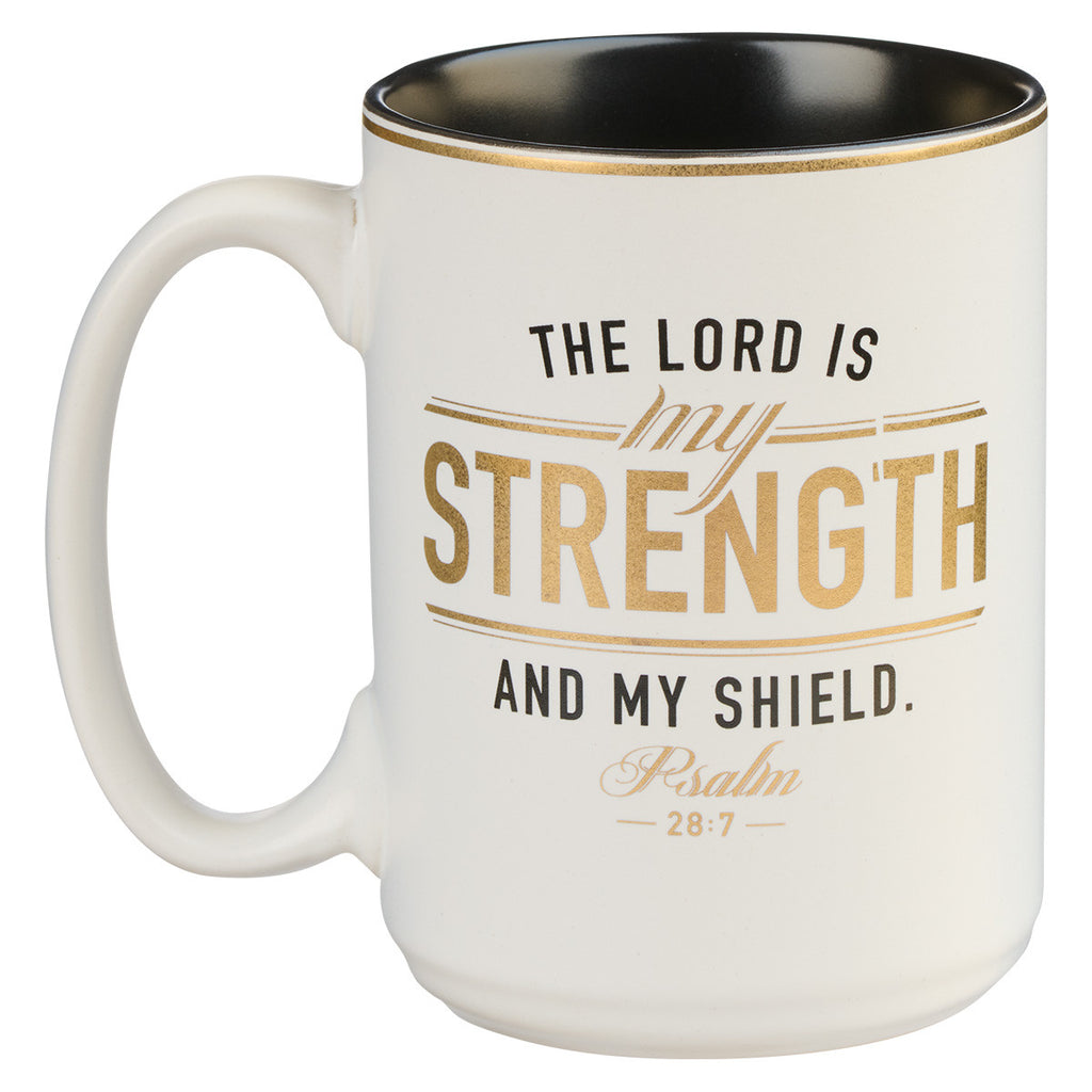 Blessed Man Ceramic Coffee Mug with Dipped Clay Base - Jeremiah 17:7