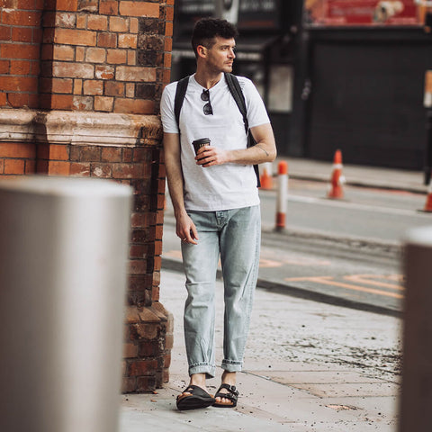 WALK London Sunset Sandal Brown Leather