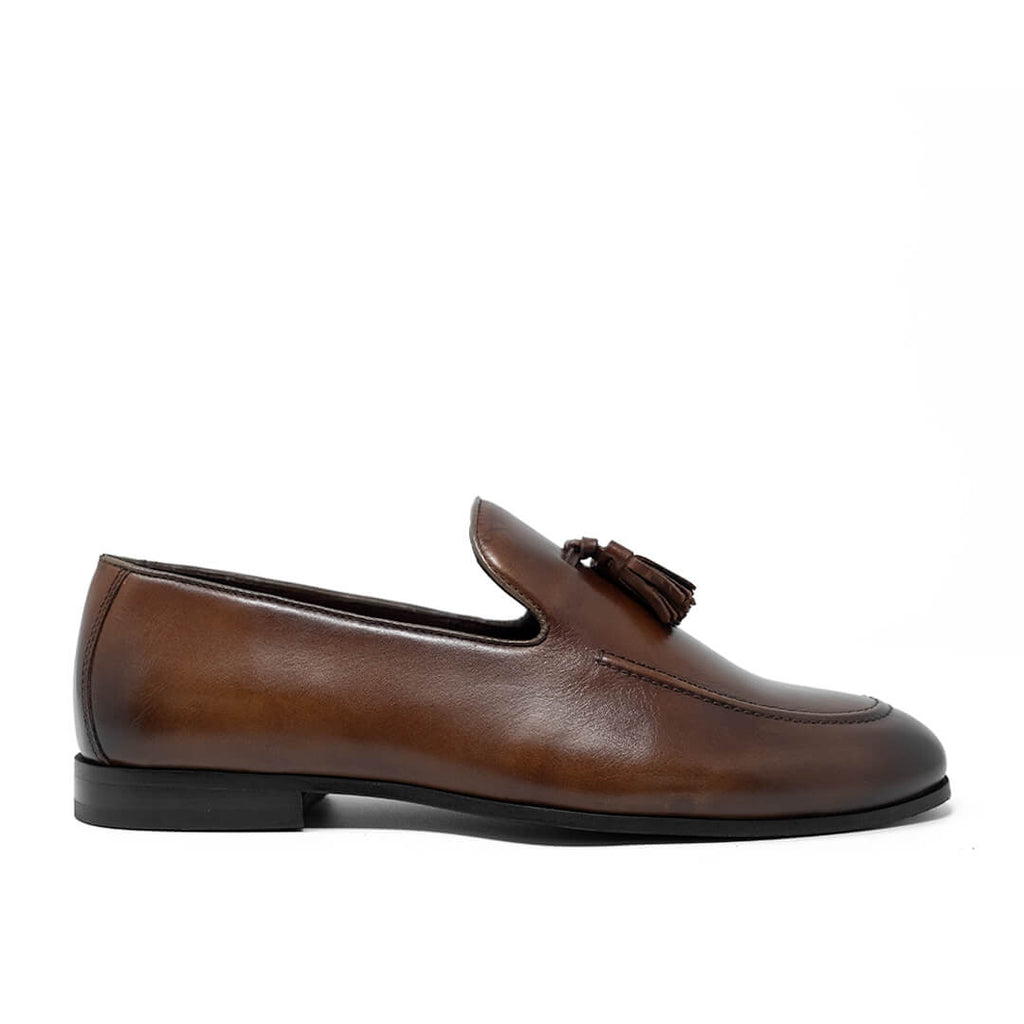 korrelat støvle Fascinate Walk London Terry Tassel Loafer | Brown Leather | Official Site