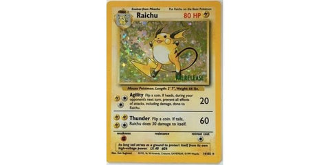 raichu carte pokémon chère