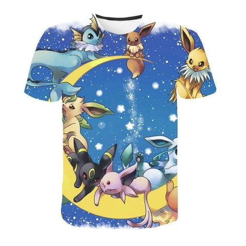 t shirt evoli nocturne cadeau pokemon