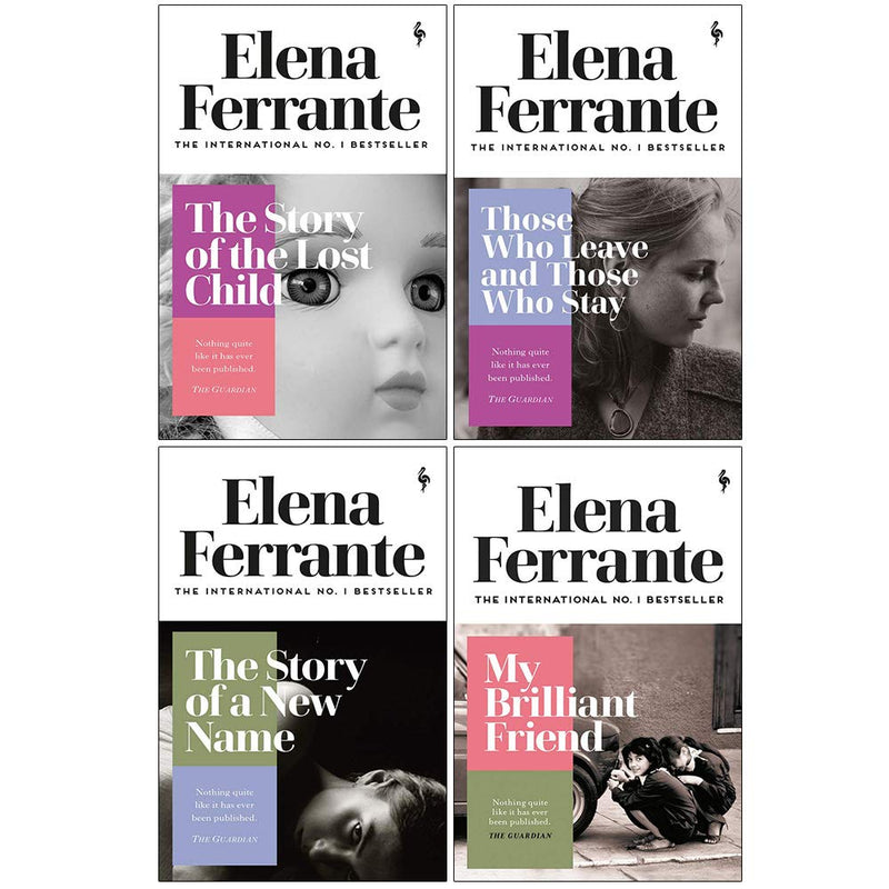 My Brilliant Friend Series Collection Elena Ferrante 4 book Set Neapol