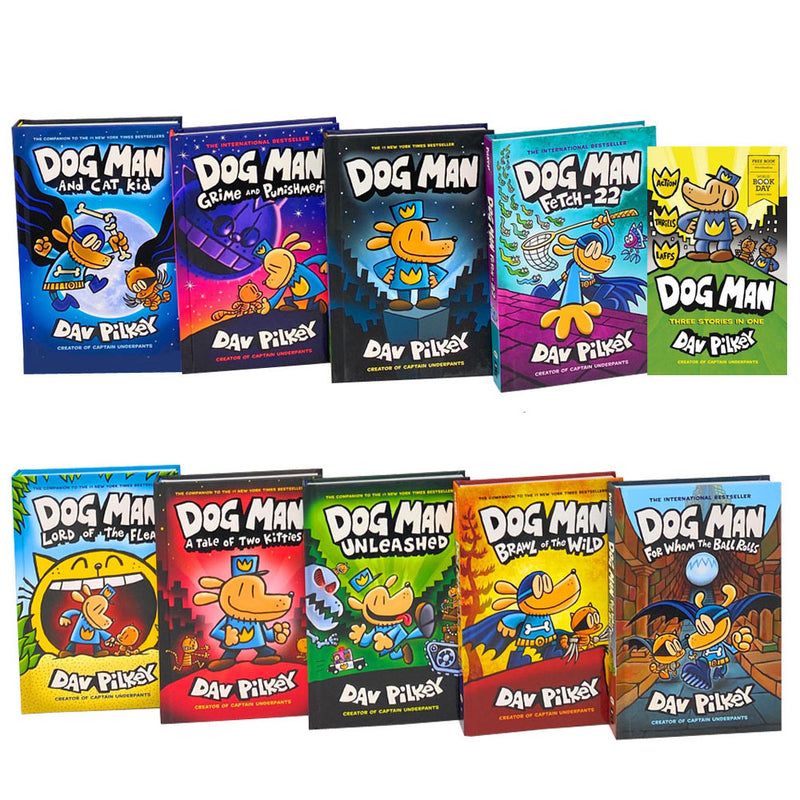 Dav Pilkey 10 Books Collection Set Adventures Of Dog Man Series Inc Wo   51H5XVNVk L 800x 