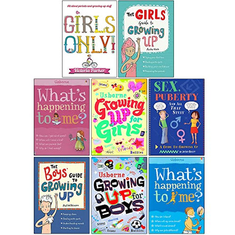 The Girls Guide to Growing Up By Anita Naik & The Boys Guide to Growing Up  By Phil Wilkinson 2 Books Collection Set