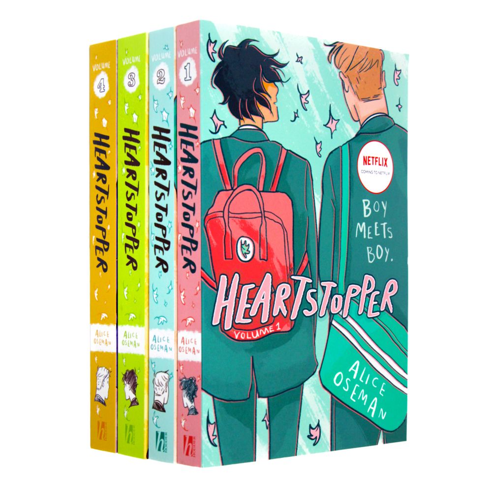 Heartstopper Series Volume 1-4 Books Collection Set By Alice Oseman | Alice  Osem