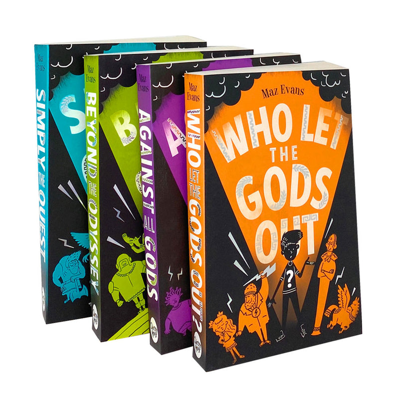 Who Let The Gods Out Series 4 Books Collection Set Pack By Maz Evans