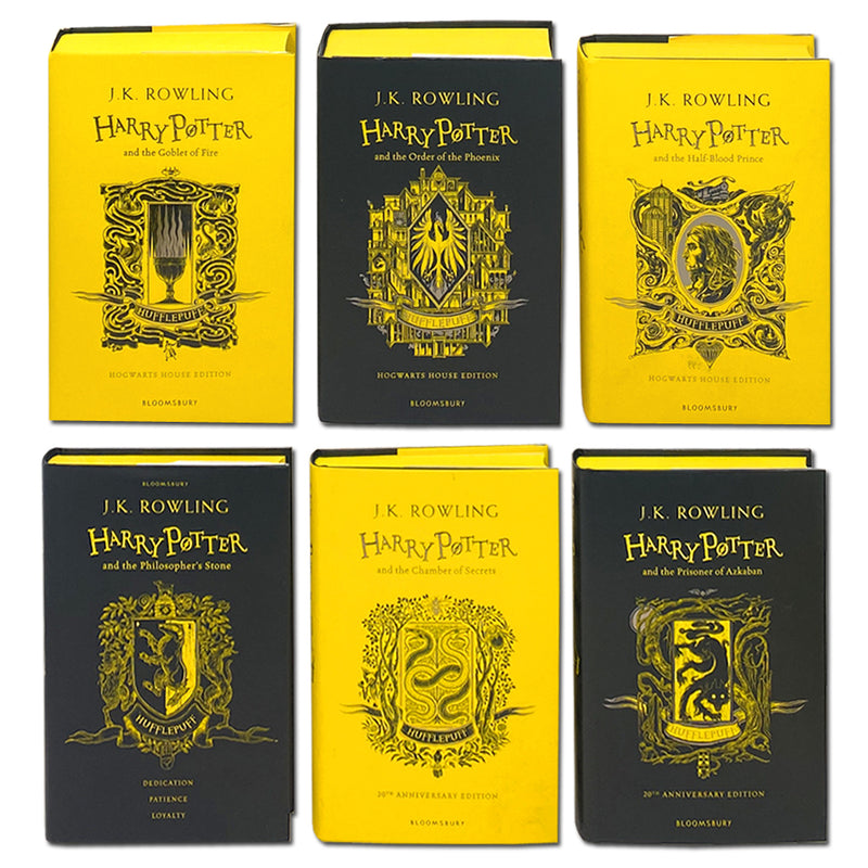 Harry Potter 5 Books Set Collection Hufflepuff Edition By J.K Rowling ...