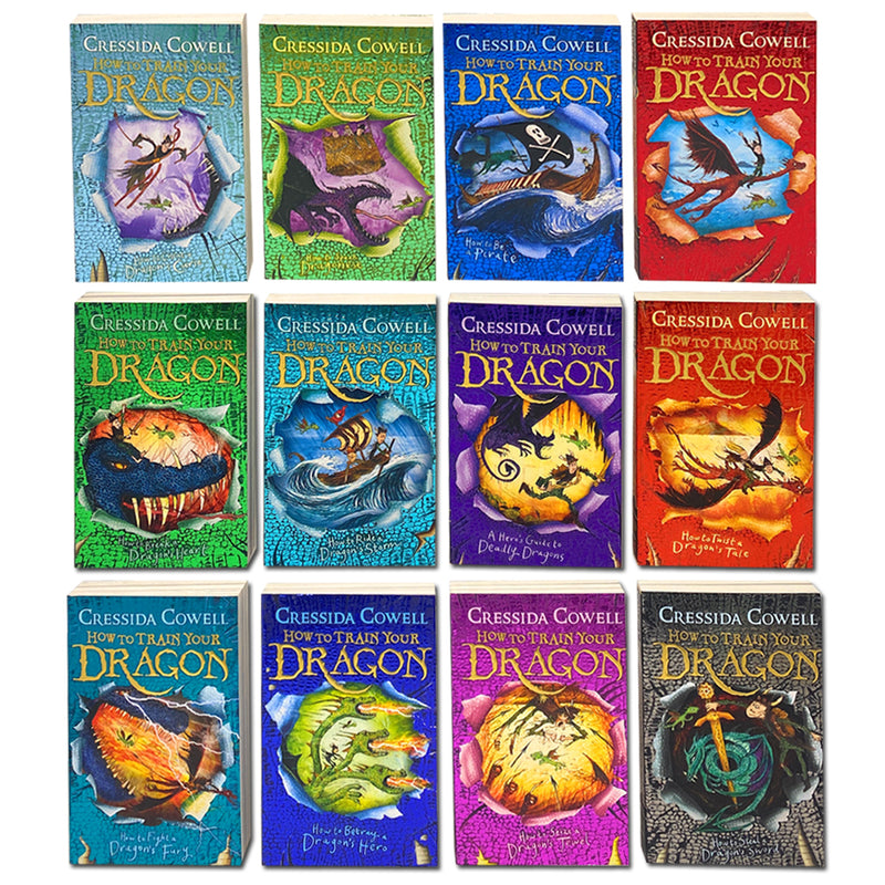 How to Train Your Dragon 12 Books Collection Set By Cressida Cowell ...