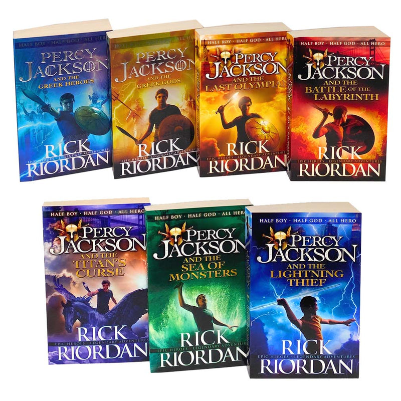 Percy Jackson & the Olympians 7 Children Book Collection Set Series il ...