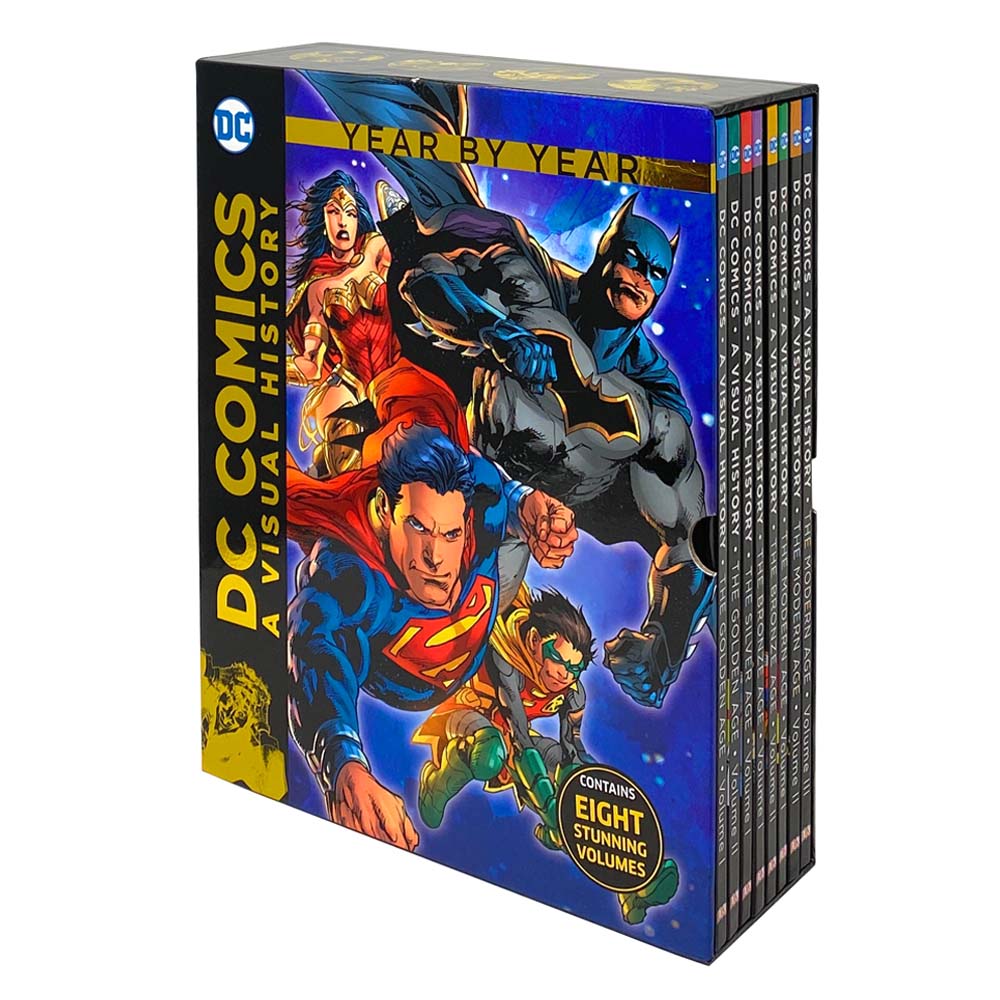 DC Comics: A Visual History Collection 8 Books Set Contains Eight Stun –  Lowplex