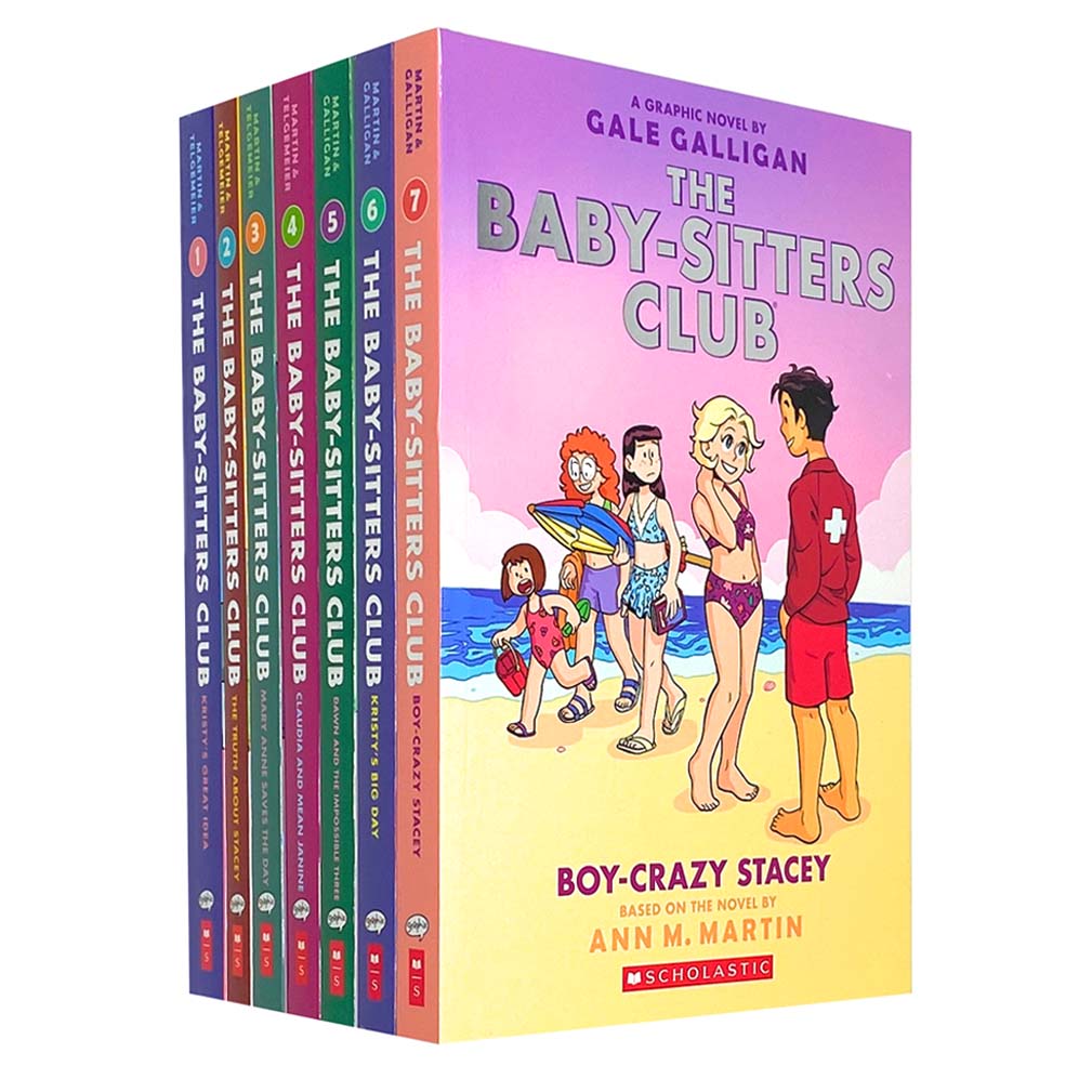 The BabySitters Club Graphic Novels 7 Books Set Collection by Ann M. Lowplex