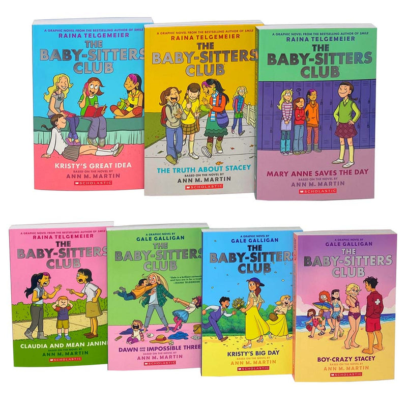 The BabySitters Club Graphic Novels 7 Books Set Collection by Ann M. Lowplex