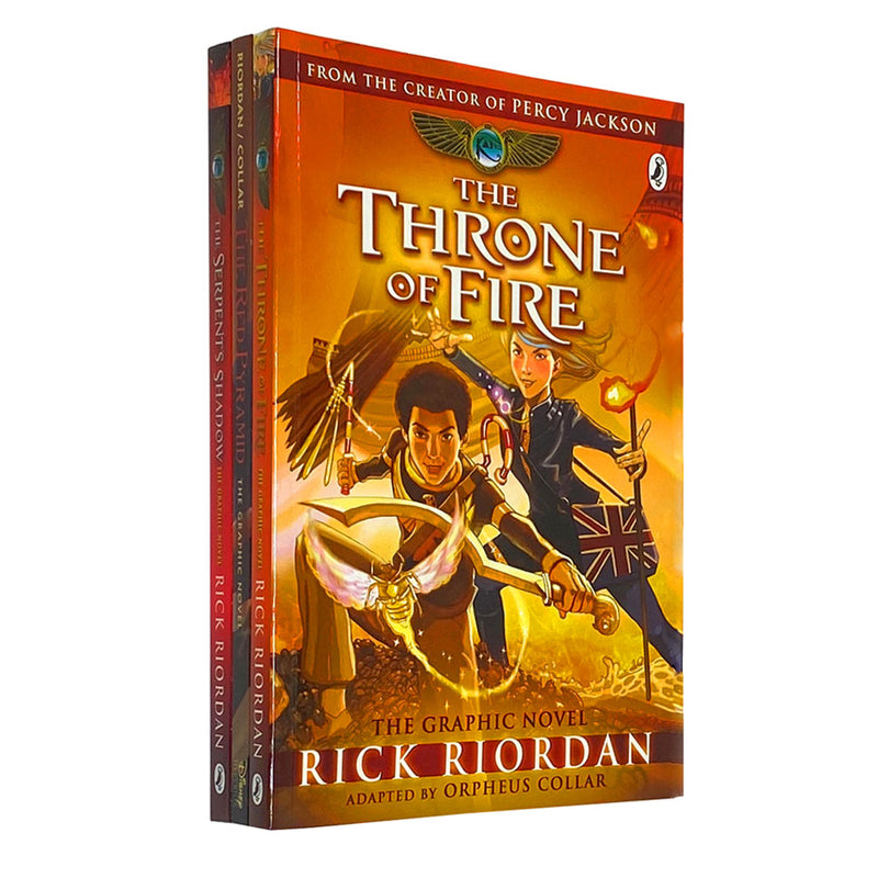 Rick Riordan The Graphic Novel 3 Books Set Collection Kane Chronicles ...