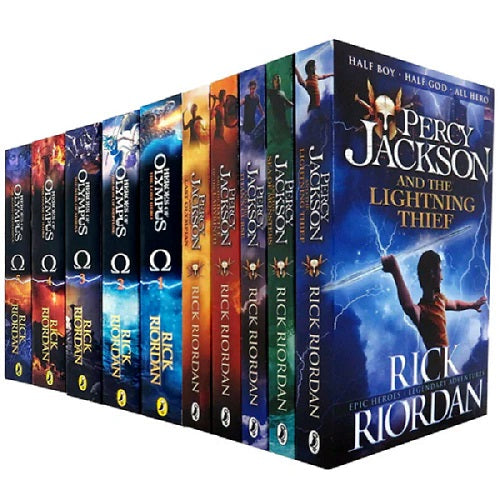 Heroes of Olympus & Percy Jackson Series Collection 10 Books Set by Ri –  Lowplex
