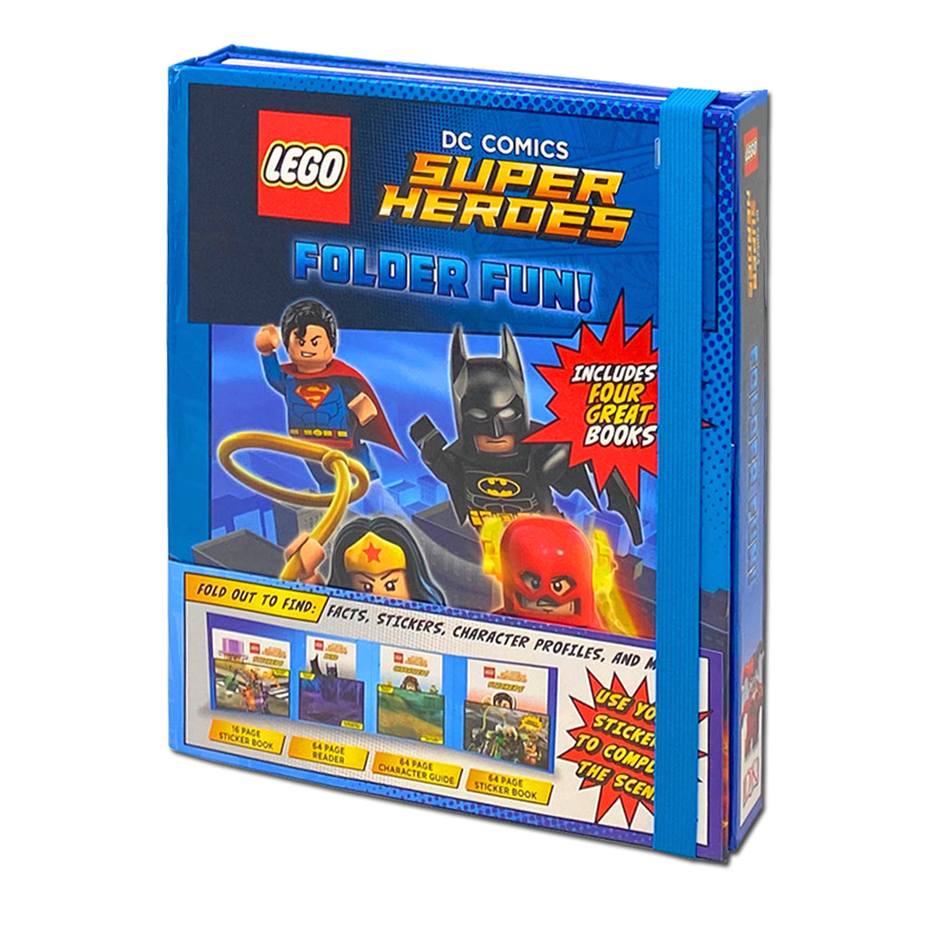 Lego DC Comics Super Heroes Folder Fun Includes Four Great Books – Lowplex