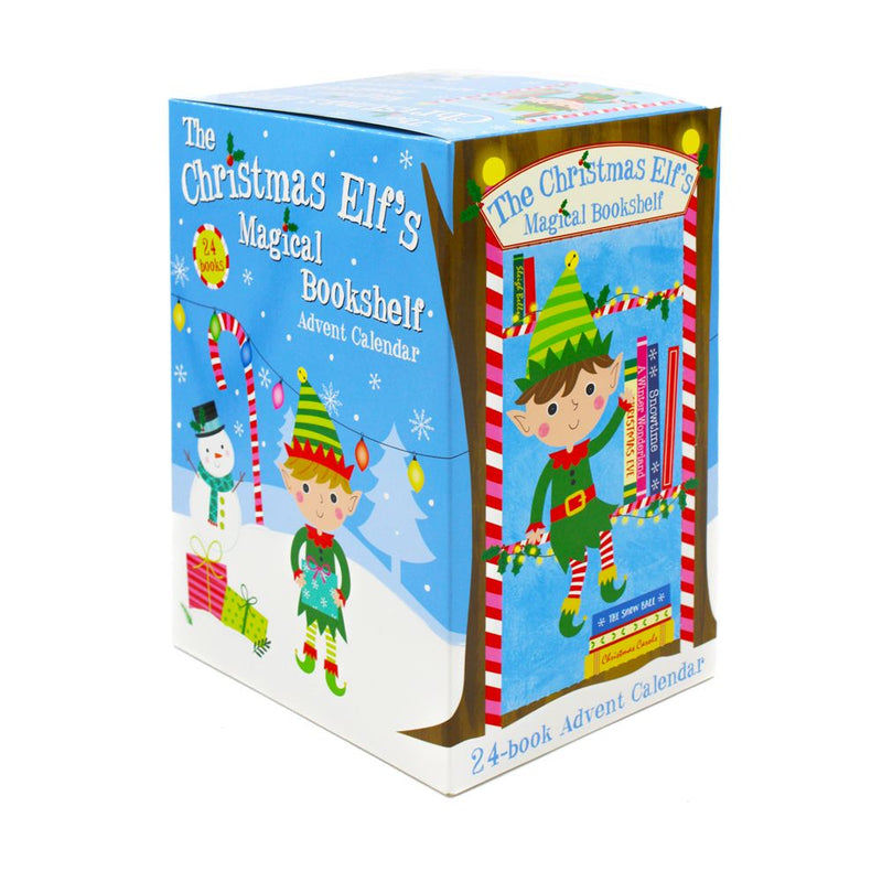 Christmas Elf Magical Bookshelf Advent Calendar Contains 24 book Set C