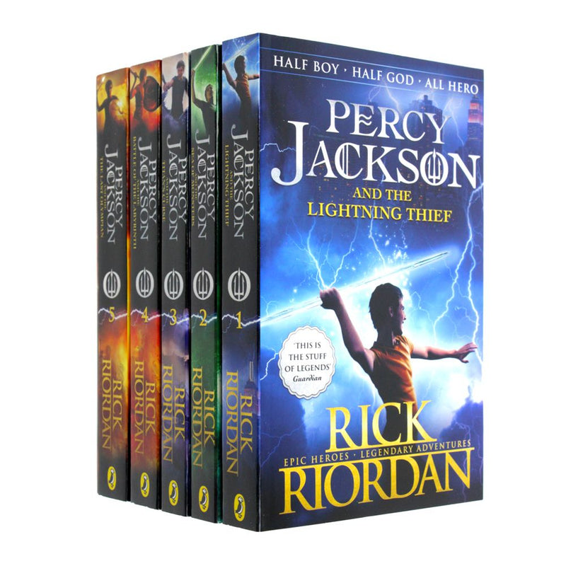 Percy Jackson and the Olympians 5 Children Book Collection Set Series –  Lowplex