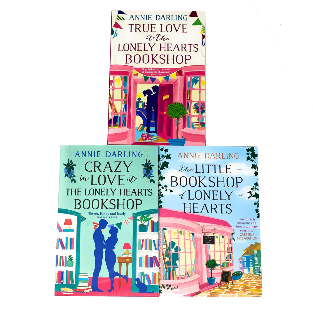 Annie Darling Lonely Hearts Bookshop Collection 3 Books Set True Love Lowplex