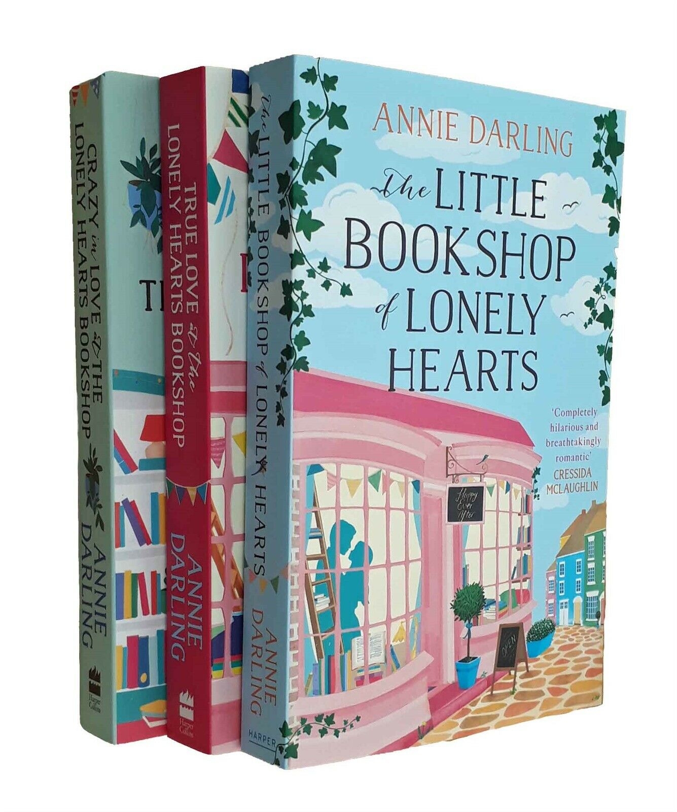 Annie Darling Lonely Hearts Bookshop Collection 3 Books Set True Love