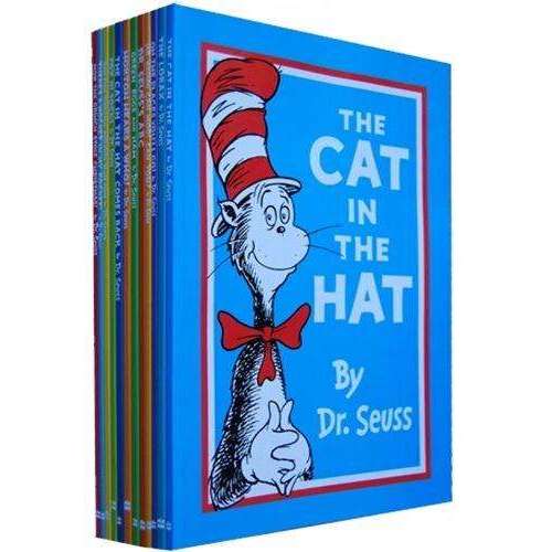 Dr Seuss Collection 12 Books Set in a Bag Childrens Pack Cat in hat, L ...