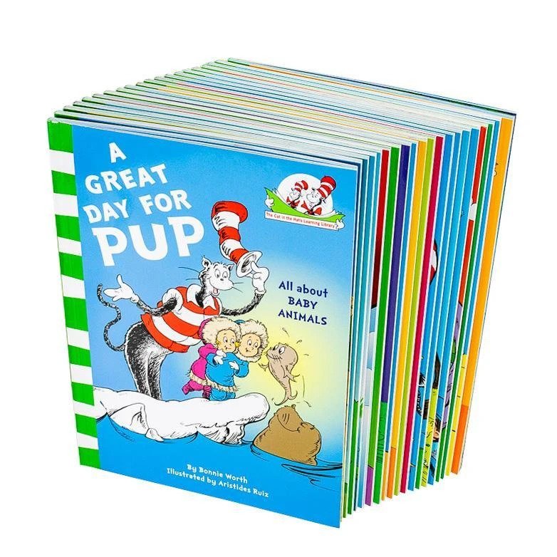Dr Seuss The Cat in the Hat's Learning Library Collection 20 Books Box ...