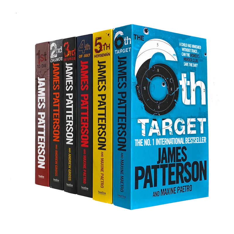 Womens Murder Club 6 Books Collection Set by James Patterson (Books 1 –  Lowplex