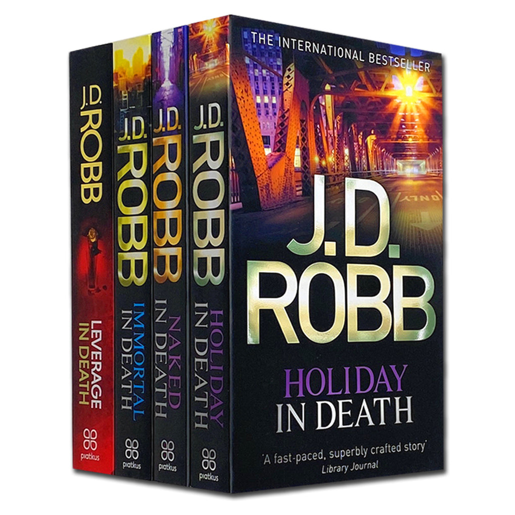 J. D. Robb 4 Books Collection Set Immortal In (Death, Naked, Holiday